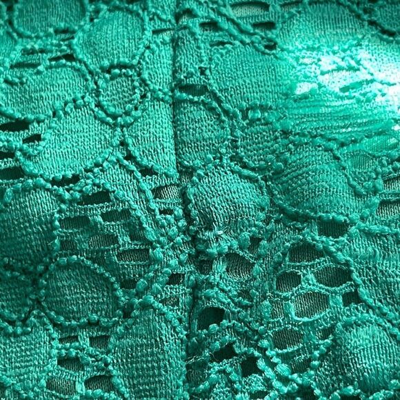 Mystic Short Sleeve Nylon Crochet Lace Dress - Picture 12 of 12